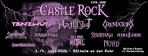 Castle Rock 2026 - Castle Rock - Festivalticket 03.07. - 04.07.2026 - M�lheim an der Ruhr - 03.07.2026 16:00