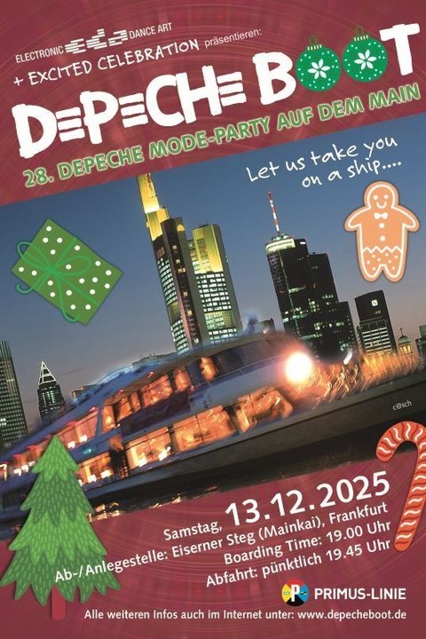 DepecheBoot 2025 - das WeihnachtsDepecheBoot - Frankfurt am Main - 13.12.2025 19:45