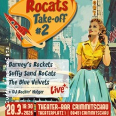 Live an der Theaterbar - RoCats Take Off #2 - Crimmitschau - 28.03.2026 19:30