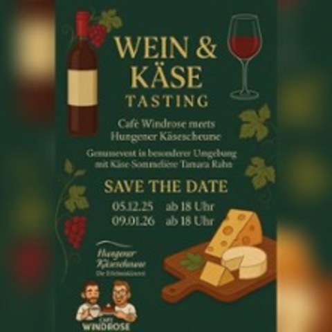 Wein & K�se Tasting mit K�se Sommeli�re - SCHOTTEN - 09.01.2026 18:00