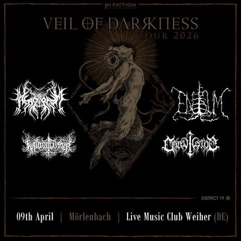 Asagraum - Veil Of Darkness Tour 2026 - Mrlenbach - 09.04.2026 19:15