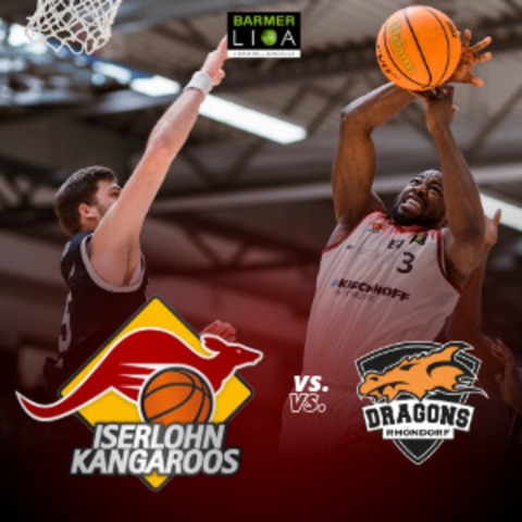 Iserlohn Kangaroos vs. Dragons Rh�ndorf - ISERLOHN - 10.01.2026 19:30