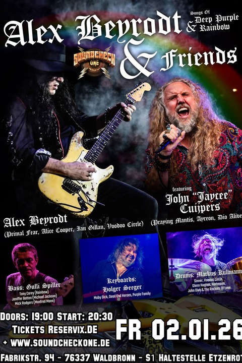 Alex Beyrodt & Friends Runde 6 feat. John J. C. Cuijpers - Round 6! - Waldbronn - 02.01.2026 19:00