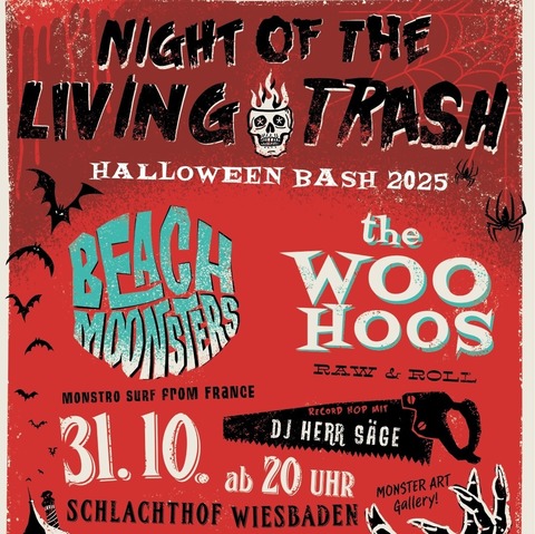 NIGHT OF THE LIVING TRASH - HALLOWEEN BASH 2025 - Wiesbaden - 31.10.2025 20:00