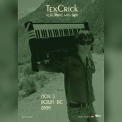 8MM + Shamless Limitles presents: Tex Crick - BERLIN - 03.11.2025 19:00