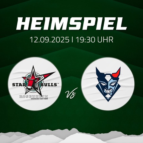 Starbulls Rosenheim - Blue Devils Weiden - Rosenheim - 12.09.2025 19:30