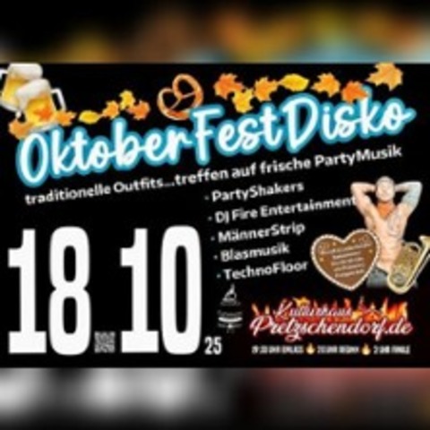 Oktoberfestparty in Pretzschendorf - KLINGENBERG OT PRETZSCHENDORF - 18.10.2025 19:30