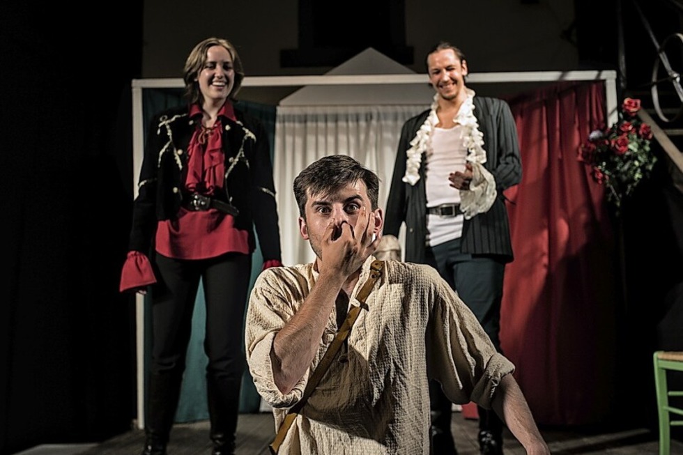 Das Theater Harrys Depot spielt OpenAir in der Freiburger Spechtpassage die Komdie &#8222;Diener zweier Herren&#8220; - Badische Zeitung TICKET