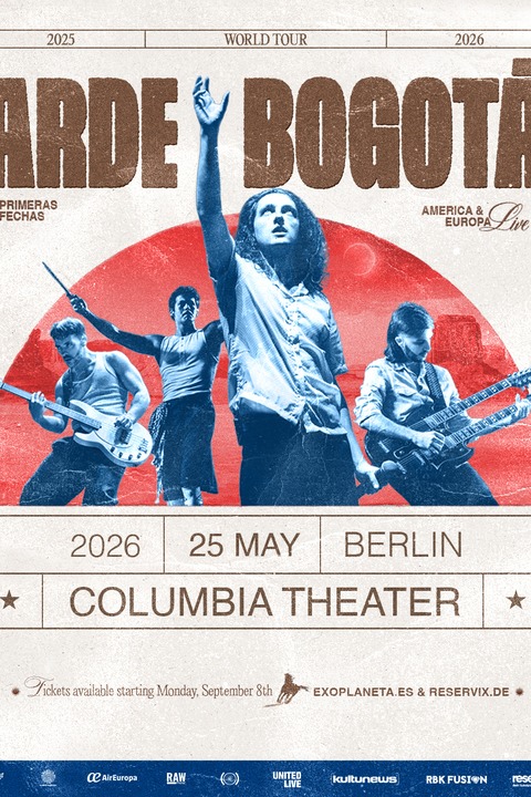 Arde Bogot - World Tour 2026 - Berlin - 25.05.2026 20:00
