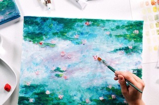 Motiv: Monets Seerosen
