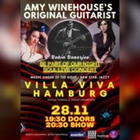Amy Winehouse's Original Guitarist Live - Robin Banerjee & Jazzy - New Star - HAMBURG - 28.11.2025 19:30