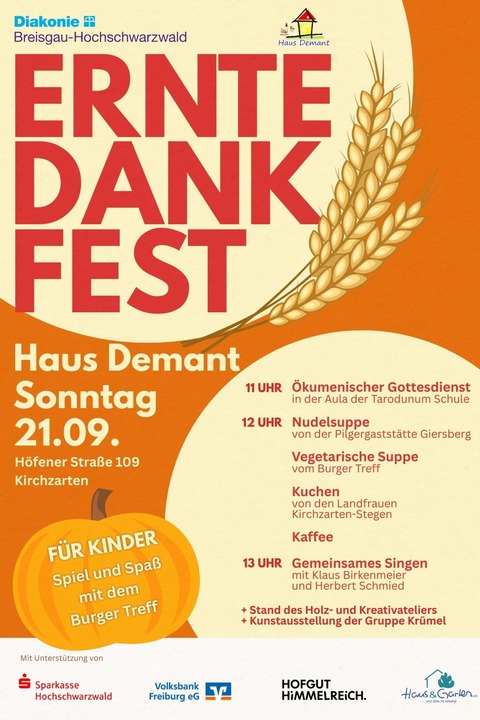 Erntedankfest - Kirchzarten - 21.09.2025 11:00