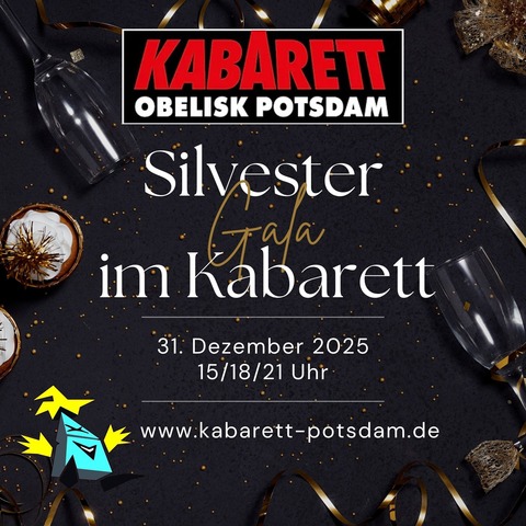 Die Obelisk-Silvester-Gala - Best of 2025 - Bella Liere, Andreas Zieger, Lutz Andres, Helmut Fensch und Lothar Blck a.G. - Potsdam - 31.12.2025 21:00
