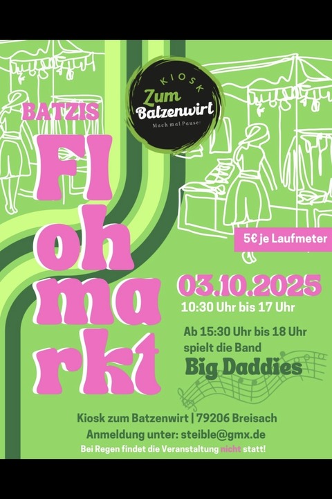 Batzis Flohmarkt - Breisach - 03.10.2025 10:30