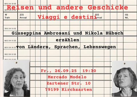 Reisen und andere Geschicke - Kirchzarten - 26.09.2025 19:30