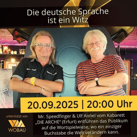 Die deutsche Sprache ist ein Witz | Magdeburg | machwerk - Magdeburg - 20.09.2025 20:00