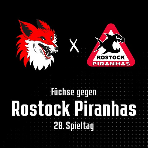 28. Spieltag: F�chse Duisburg - Rostock Piranhas - Duisburg - 19.12.2025 19:30