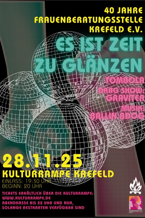 40 Jahre Frauenberatungsstelle Krefeld e.V. - Krefeld - 28.11.2025 20:00
