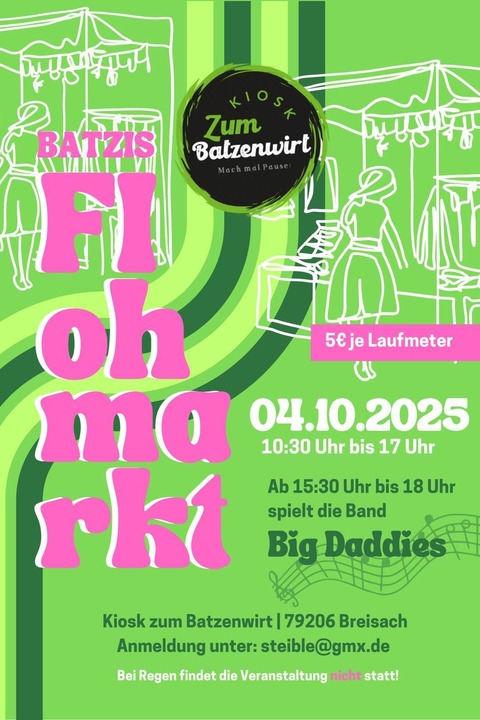 Batzis Flohmarkt - Breisach - 04.10.2025 10:30