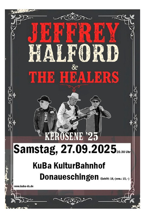 Jefferey Halford & the healers - Donaueschingen - 27.09.2025 20:30
