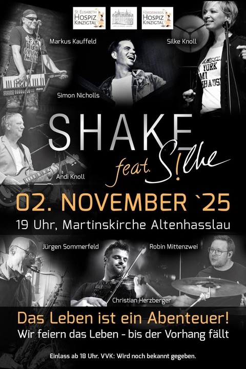 Benefizkonzert: Shake - Linsengericht - 02.11.2025 19:00