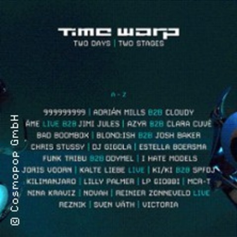 Time Warp Two Days / Two Stages 2025 (Autumn Edition) - Mannheim - 07.11.2025 19:00