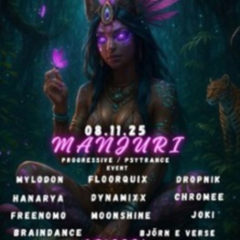 ***Manjuri*** Progressive Psytrance Event | FSK 16 - BOIZENBURG - 08.11.2025 22:00