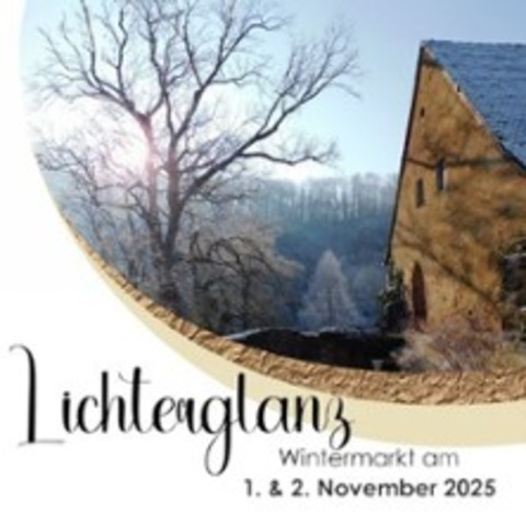 Lichterglanz Wintermarkt im Kloster Buch - LEISNIG - 01.11.2025 12:00