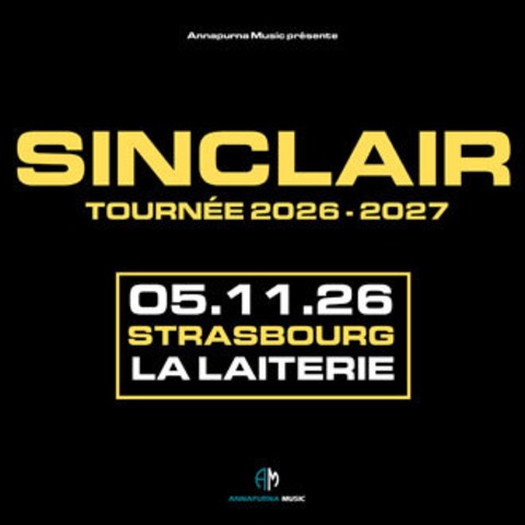 Sinclair + Guest - Straburg - 05.11.2026 20:00
