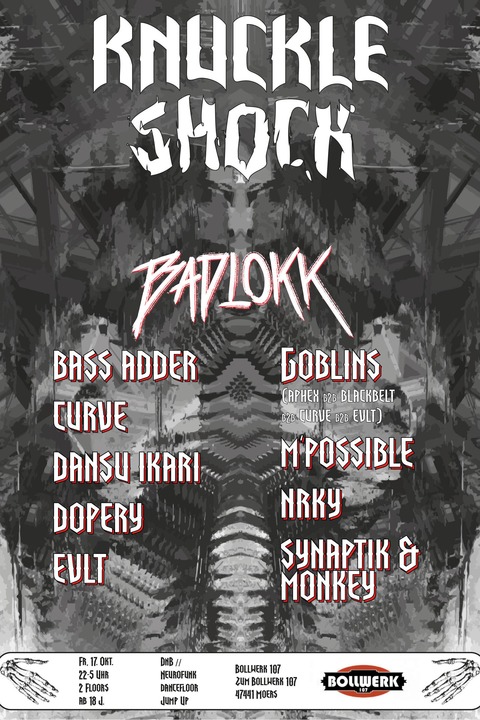 Knuckle Shock - Drum and Bass Party - Moers - 17.10.2025 21:00