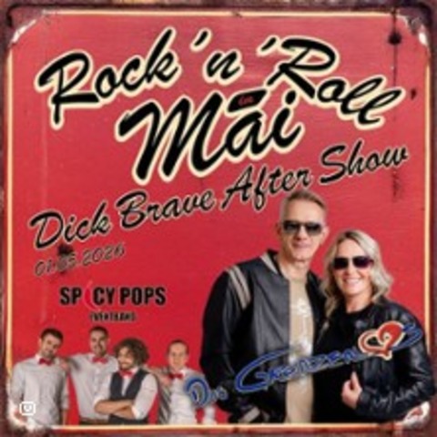 Rock�n�Roll im Mai- Dick Brave Aftershow feat. Spicy Pops & Duo Grenzenlos | EHC - K�NIGSBRUNN - 01.05.2026 22:00