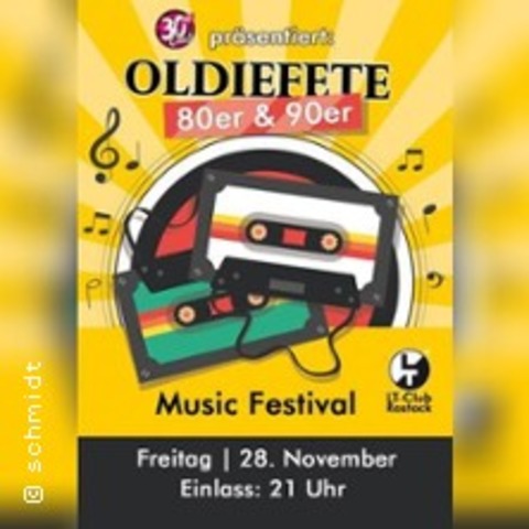Oldie-Party - Die 80er & 90er - ROSTOCK - 28.11.2025 21:00