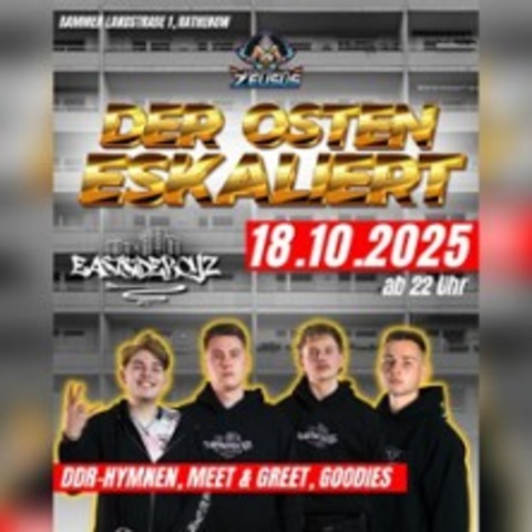 East Side Boyz - Der Osten feiert hart - RATHENOW - 18.10.2025 22:00
