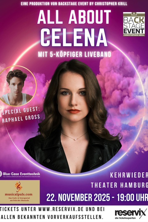 All About Celena - Special Guest: Raphael Gro - Special Guest: Raphael Gro - HAMBURG - 22.11.2025 19:00
