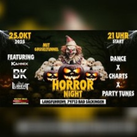 Horror Night - Bad Sckingen - 25.10.2025 21:00