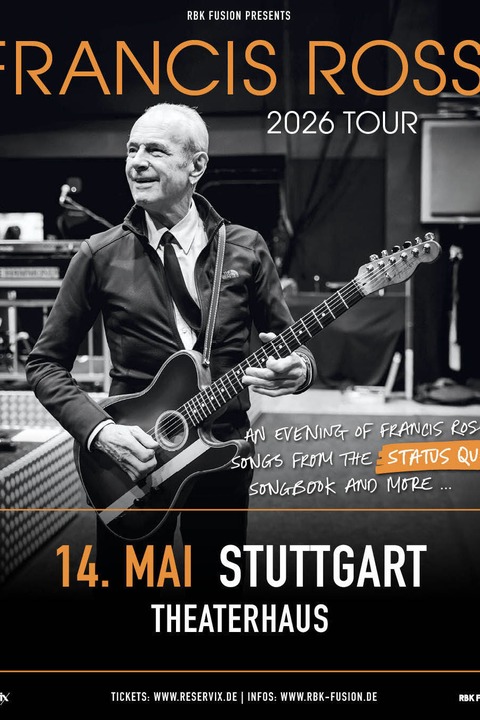 An Evening With Francis Rossi - Stuttgart - 14.05.2026 19:30