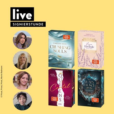SIGNIERSTUNDE: Malou Bichon, Carolin Wahl, Anne Lck, Gabriella Santos de Lima - Musenrausch - Frankfurt am Main - 17.10.2025 17:00
