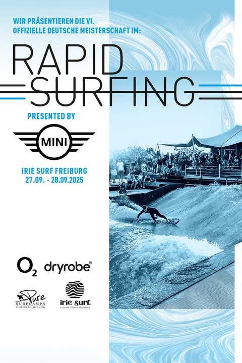 Deutsche Rapid Surf Meisterschaft feiert 6. Auflage - Freiburg - 27.09.2025 09:00