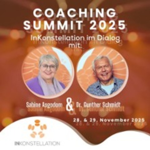 Coaching Summit 2025 - Sabine Asgodom & Gunther Schmidt - KLN - 28.11.2025 09:00