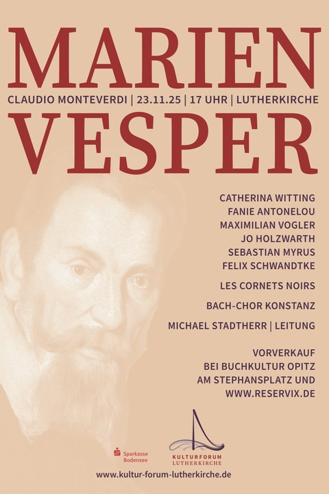 Claudio Monteverdi - Marienvesper - Konstanz - 23.11.2025 17:00