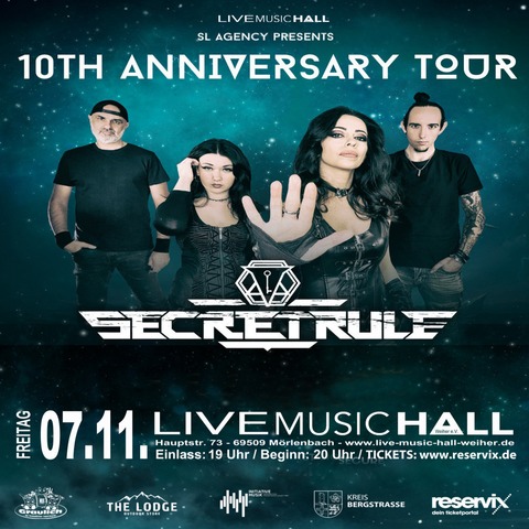 Secret Rule - 10th Anniversary Tour 2025 - Mrlenbach - 07.11.2025 20:00