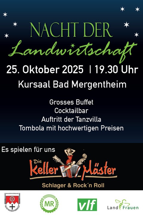 Nacht der Landwirtschaft - Bad Mergentheim - 25.10.2025 19:30
