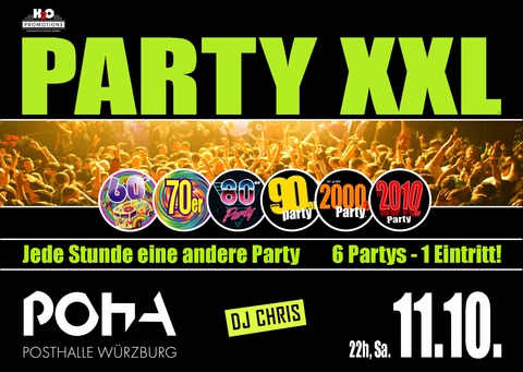XXL -PARTY - Wrzburg - 11.10.2025 22:00