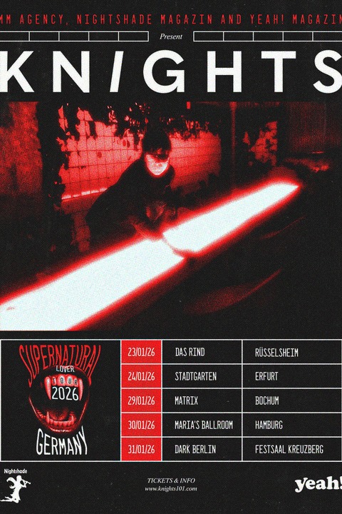 KNIGHTS - MM AGENCY, NIGHTSHADE MAGAZIN AND YEAH! MAGAZIN Presents - Bochum - 29.01.2026 19:00