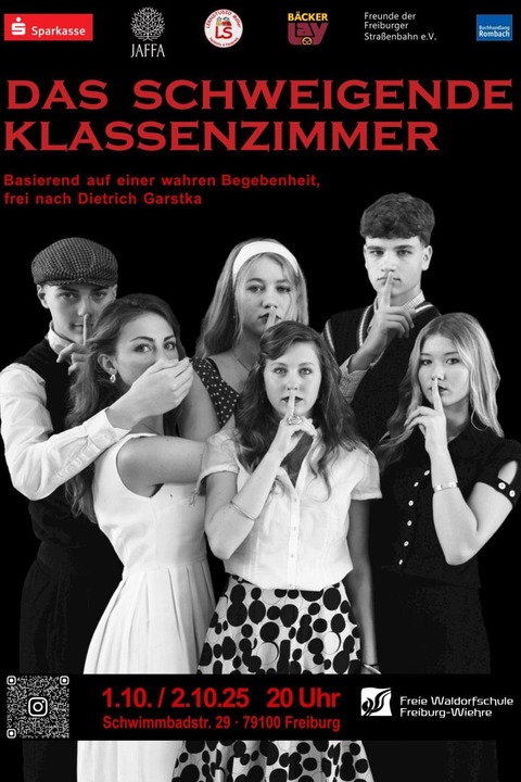 Theaterstck der 12. Klasse "Das schweigende Klassenzimmer" - Freiburg - 01.10.2025 20:00