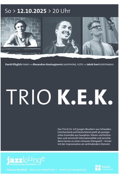 TRIO K.E.K. - Freiburg - 12.10.2025 20:00