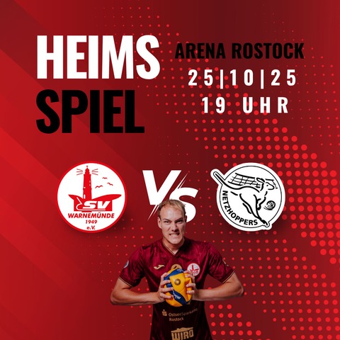 SV Warnemnde - Energiequelle Netzhoppers KW - Rostock - 25.10.2025 18:30