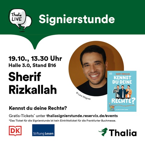 Signierstunde mit Sherif Rizkallah - Frankfurt am Main - 19.10.2025 13:30