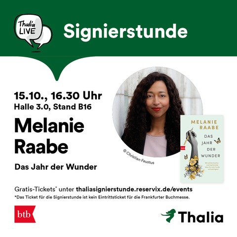 Signierstunde mit Melanie Raabe - Frankfurt am Main - 15.10.2025 16:30