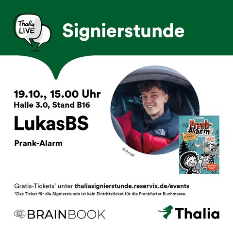 Signierstunde mit LukasBS - Frankfurt am Main - 19.10.2025 15:00